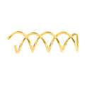 Twister Dutt Spiral Haarnadel, 5er-Set, gold