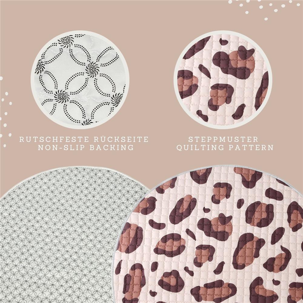 * Hakuna Matte Krabbeldecke, Wild Cat Natural, Ø 1.5 m