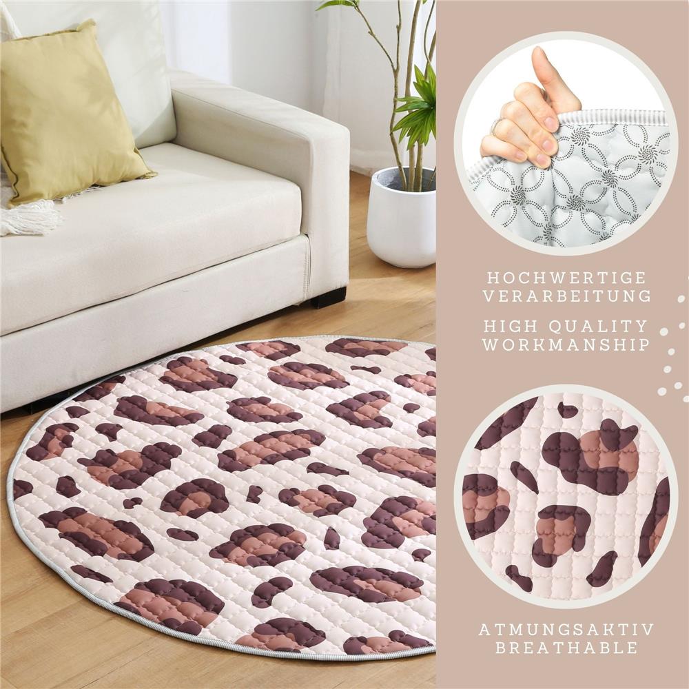 * Hakuna Matte Krabbeldecke, Wild Cat Natural, Ø 1.5 m