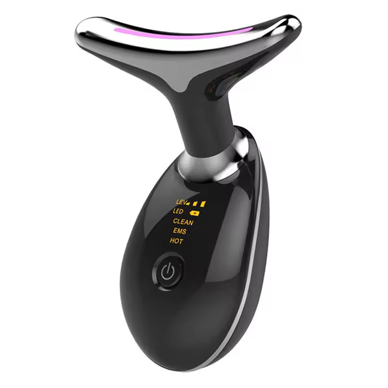 7in1 LED Lichttherapie für Hals- & Gesicht, schwarz