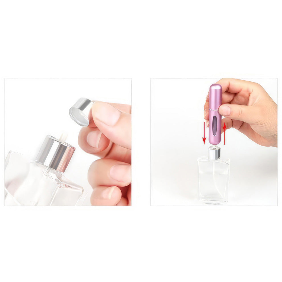 Mini Parfümzerstäuber Flasche, 10 ml, blau