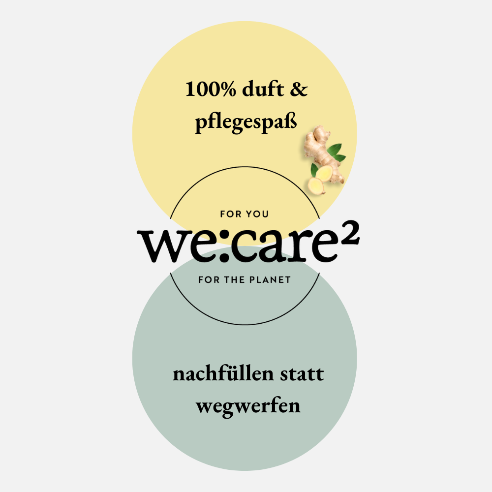 we:care2 Handseifen-Granulat, Ingwer-Bergamotte, 29 g