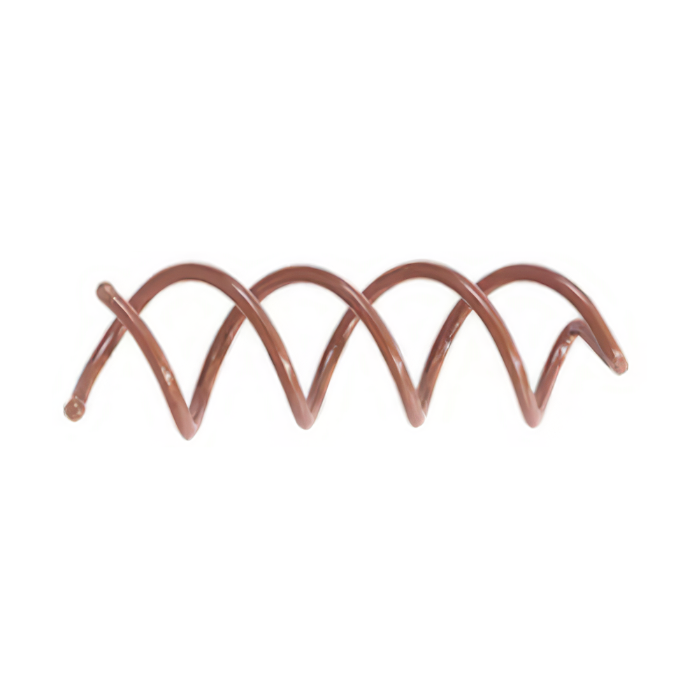 Twister Dutt Spiral Haarnadel, 5er-Set, braun