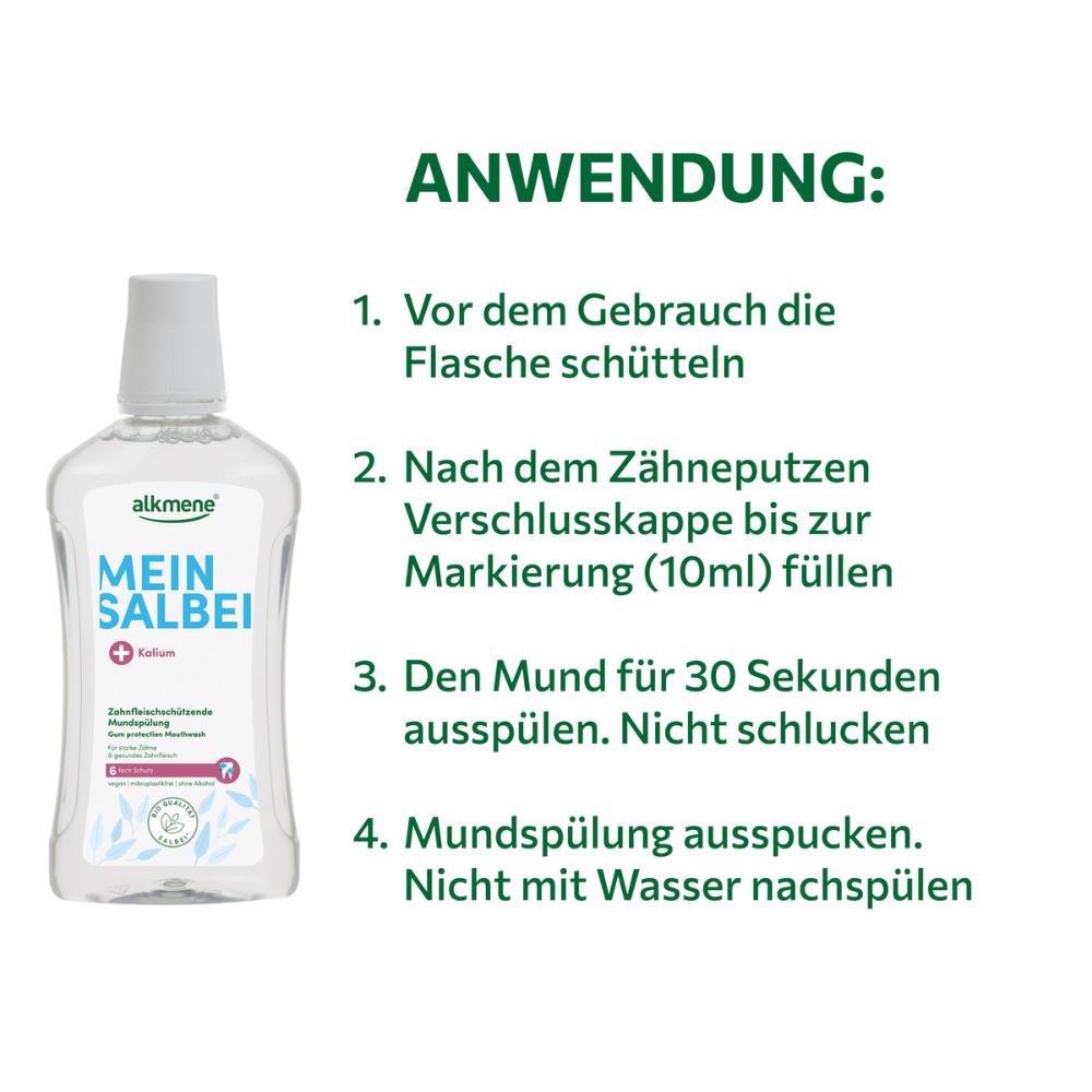 MEIN SALBEI, Zahnfleischschützende Mundspülung, 500 ml