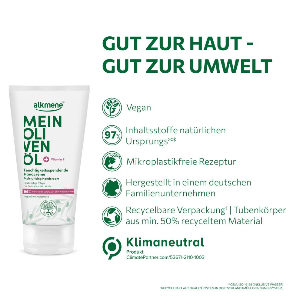 MEIN OLIVENÖL, Feuchtigkeitsspendende Handcreme, 75 ml