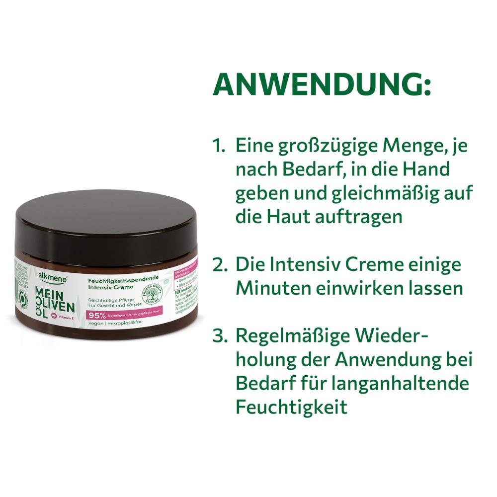MEIN OLIVENÖL, Feuchtigkeitsspendende Intensiv Creme, 200 ml