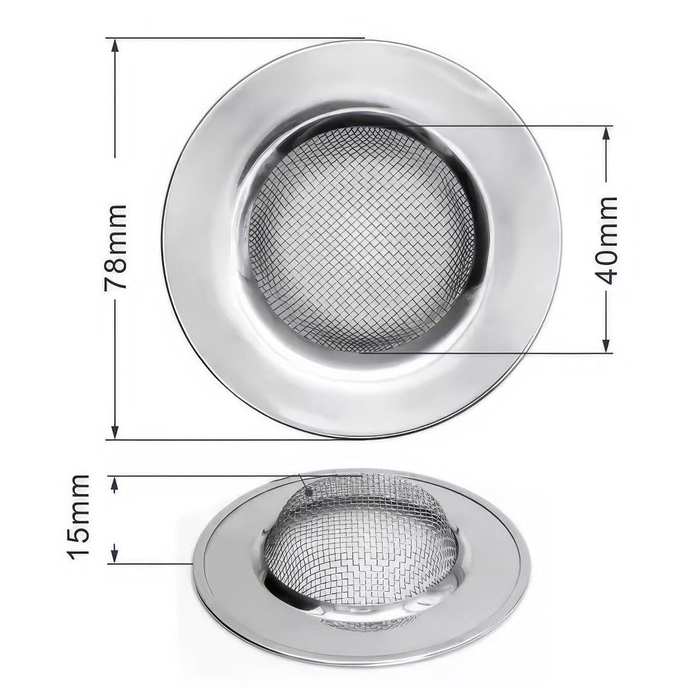 Abfluss-Sieb Haarfangsieb XB-Edelstahl