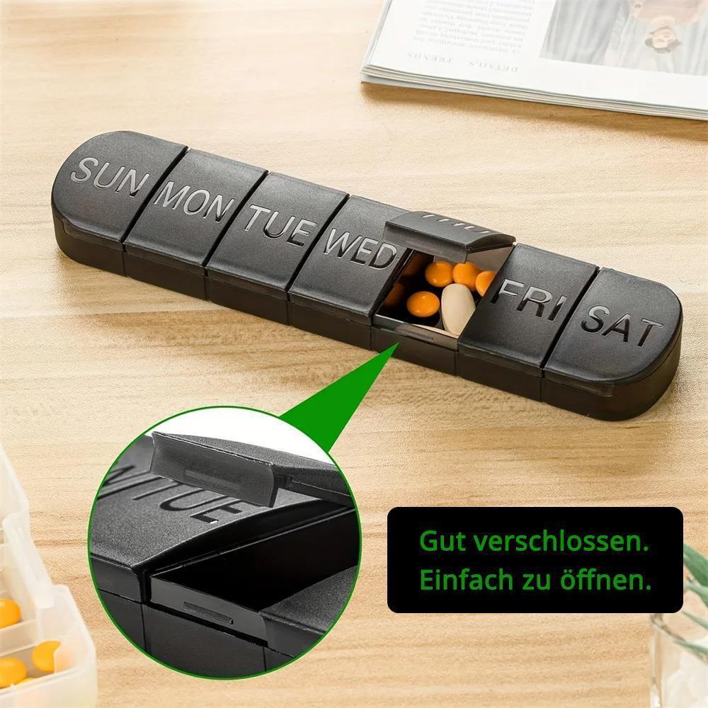 Woche Tablettenbox, weiss