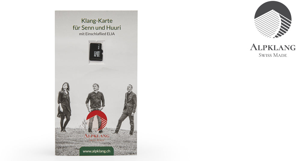 Alpklang Klangkarte mit Einschlaflied ELIA