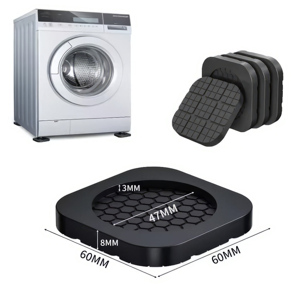 Anti-Slip Vibrationsdämpfer Pads (4er Set)