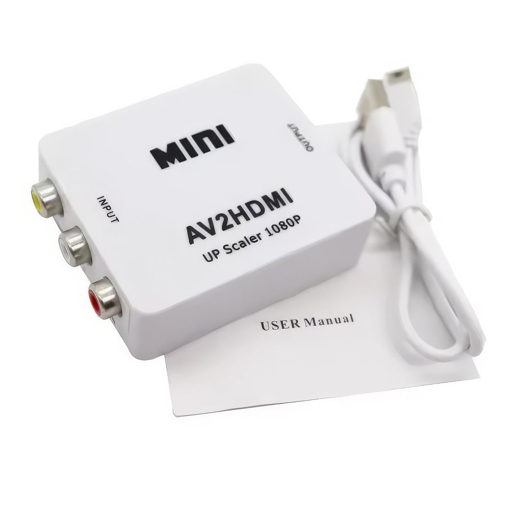 HDMI Exdender AV zu HDMI UP Scaler, weiss