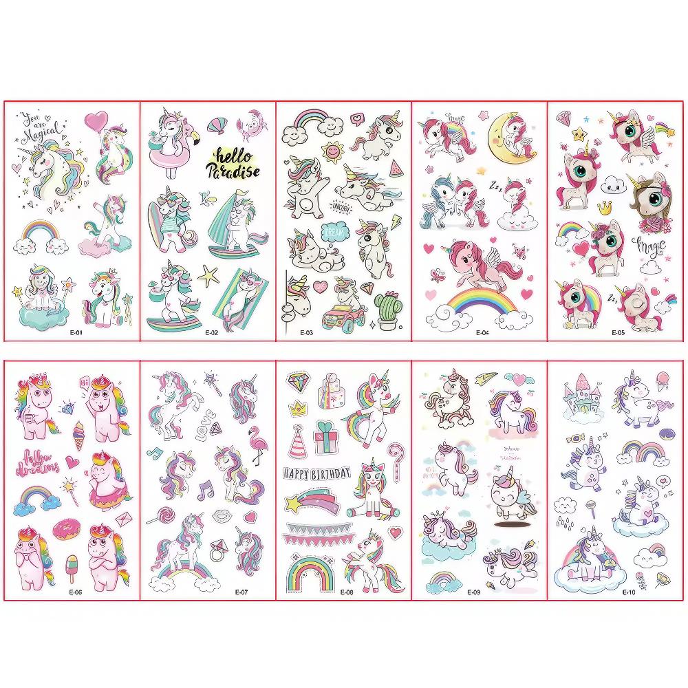 Einhorn Tattoos Kinder