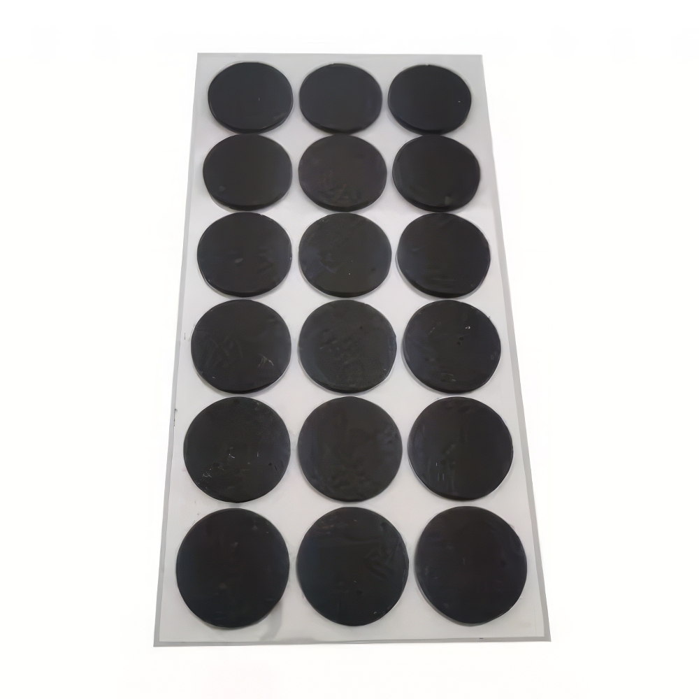 Filzgleiter selbstklebend, rund, 18 Stk., schwarz