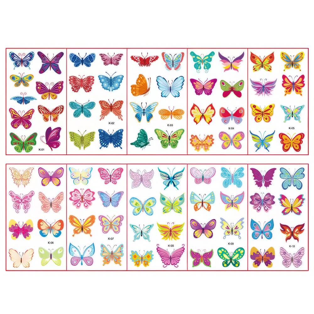 Schmetterlinge Tattoos Kinder