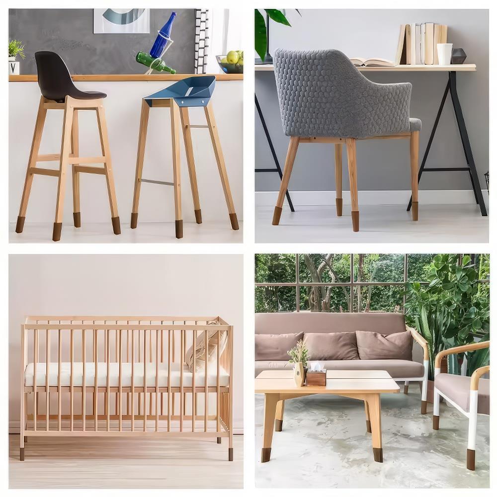 All Care Stuhlbein-Stulpen Socken, 4er-Set, braun