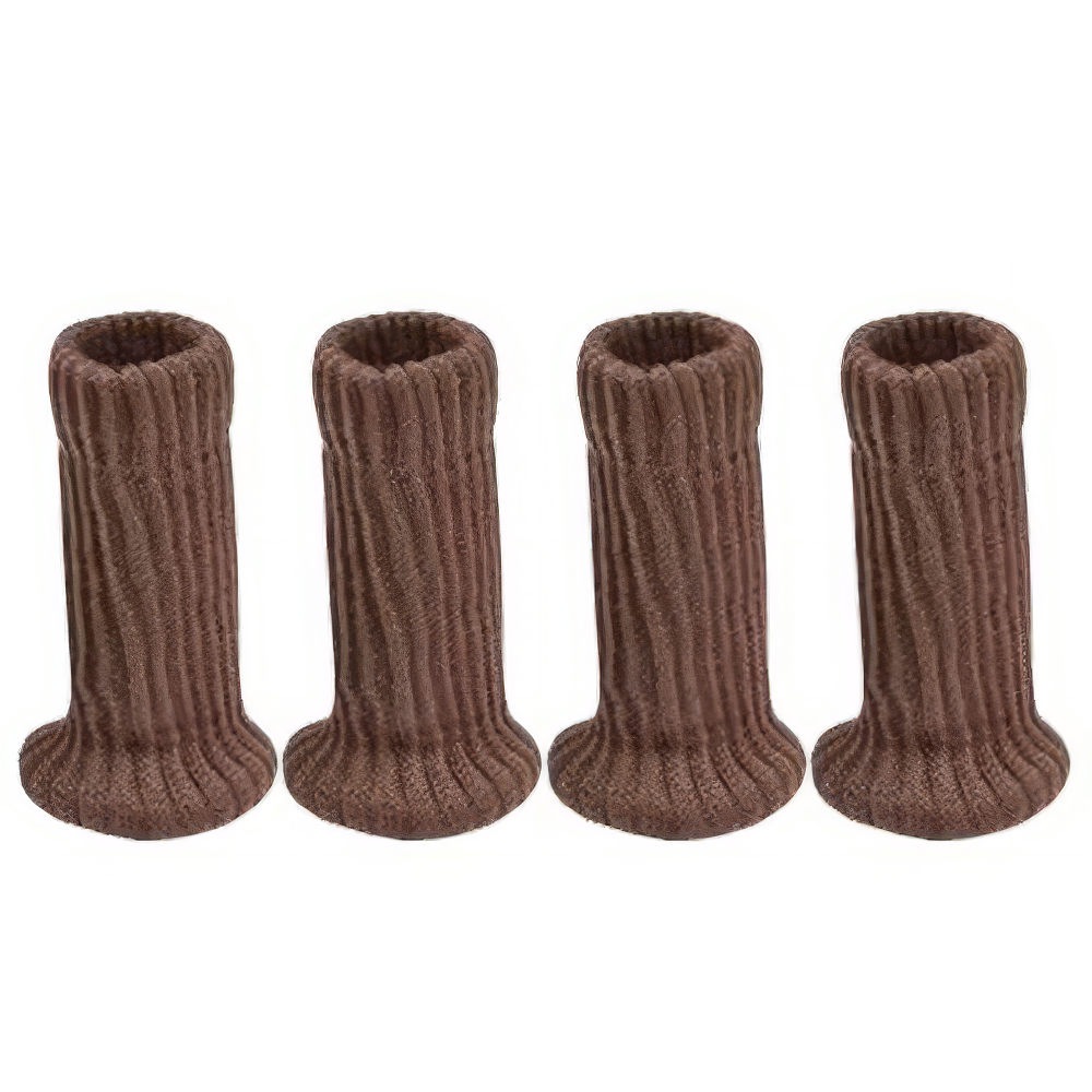 All Care Stuhlbein-Stulpen Socken, 4er-Set, braun