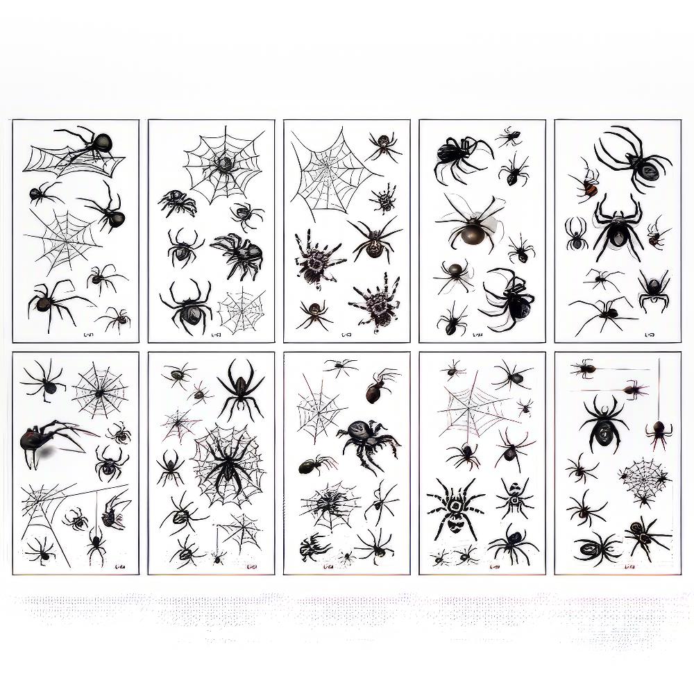 Halloween Spinnen Tattoos