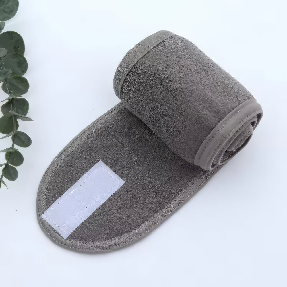 Haarband Flex mit Klettverschluss, grau