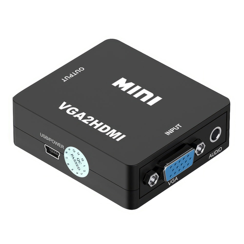 VGA zu HDMI Konverter, schwarz
