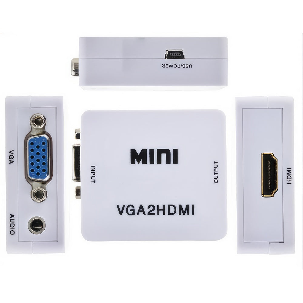 VGA zu HDMI Konverter, weiss