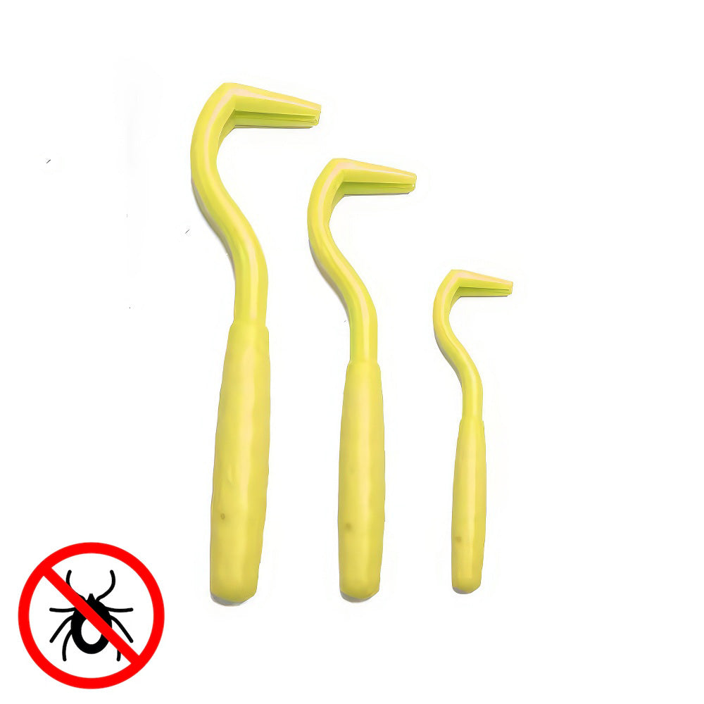 Zeckenentferner 3er-Set, gelb