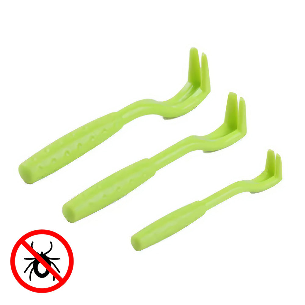 Zeckenentferner 3er-Set, grün