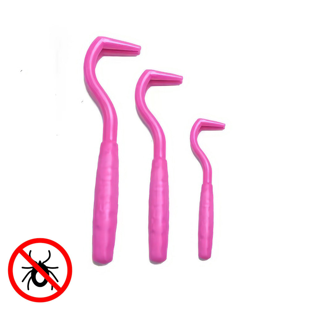 Zeckenentferner 3er-Set, pink